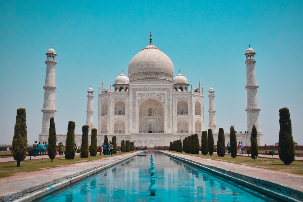 Taj Mahal, Agra - Iconic white marble mausoleum and UNESCO World Heritage Site
